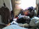 I slept in this room last night.