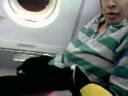 Pete on plane.